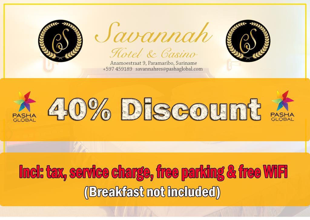 Savannah Hotel & Casino Paramaribo Eksteriør billede